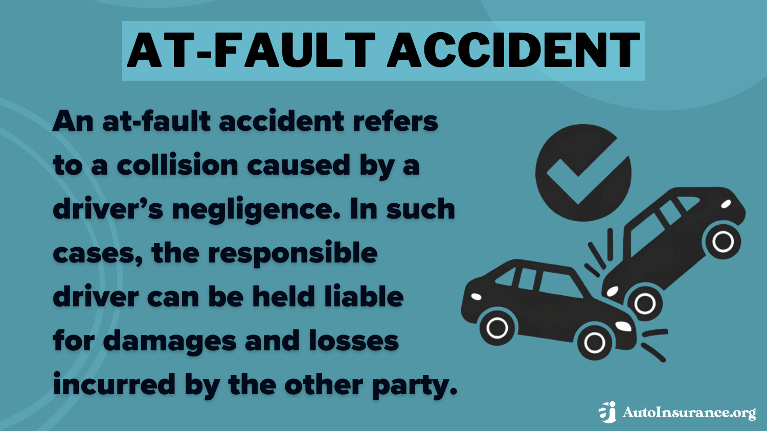 Auto Insurance Premium: At-Fault Accident Definition Card