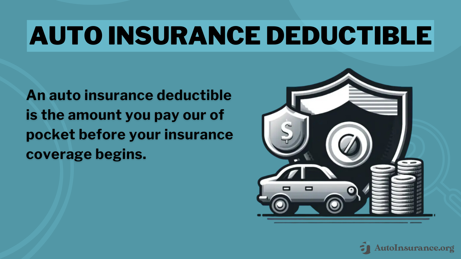 Best Cadillac SRX Auto Insurance: Auto Insurance Deductible Definition Card