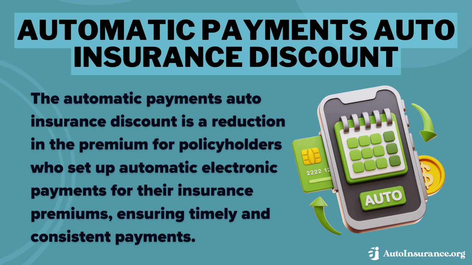 Automatic Payments Auto Insurance Discount Definition Card: What to Do If Your Car Insurance Payment is Declined 