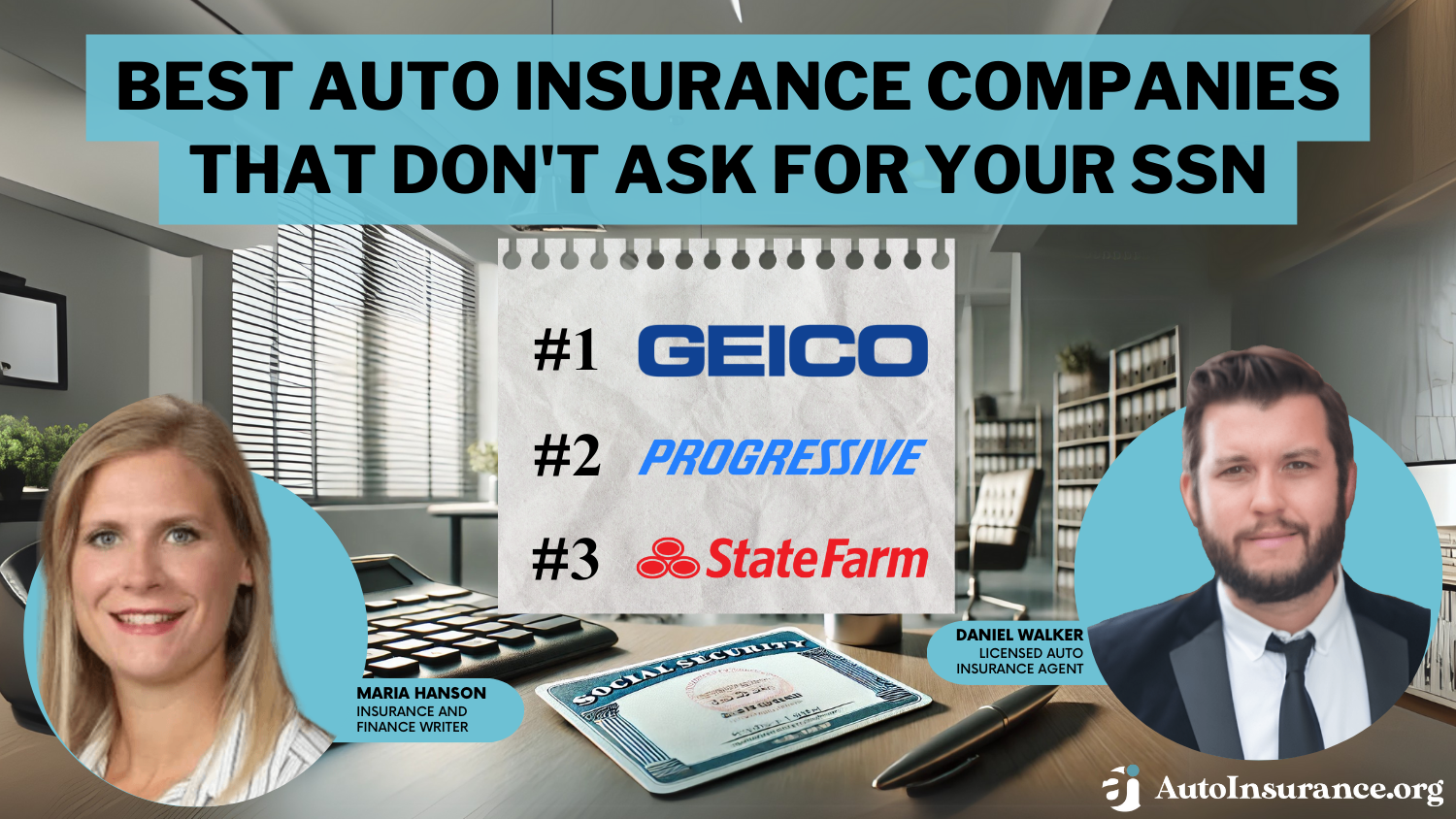 Best Auto Insurance Companies That Don't Ask for Your SSN