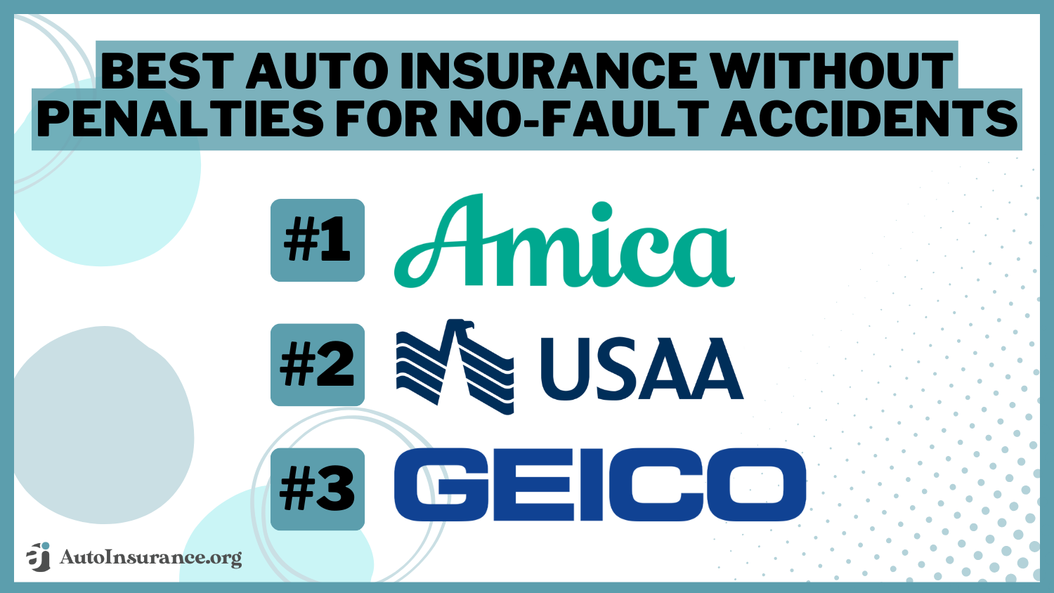 Best Auto Insurance Without Penalties For No-Fault Accidents