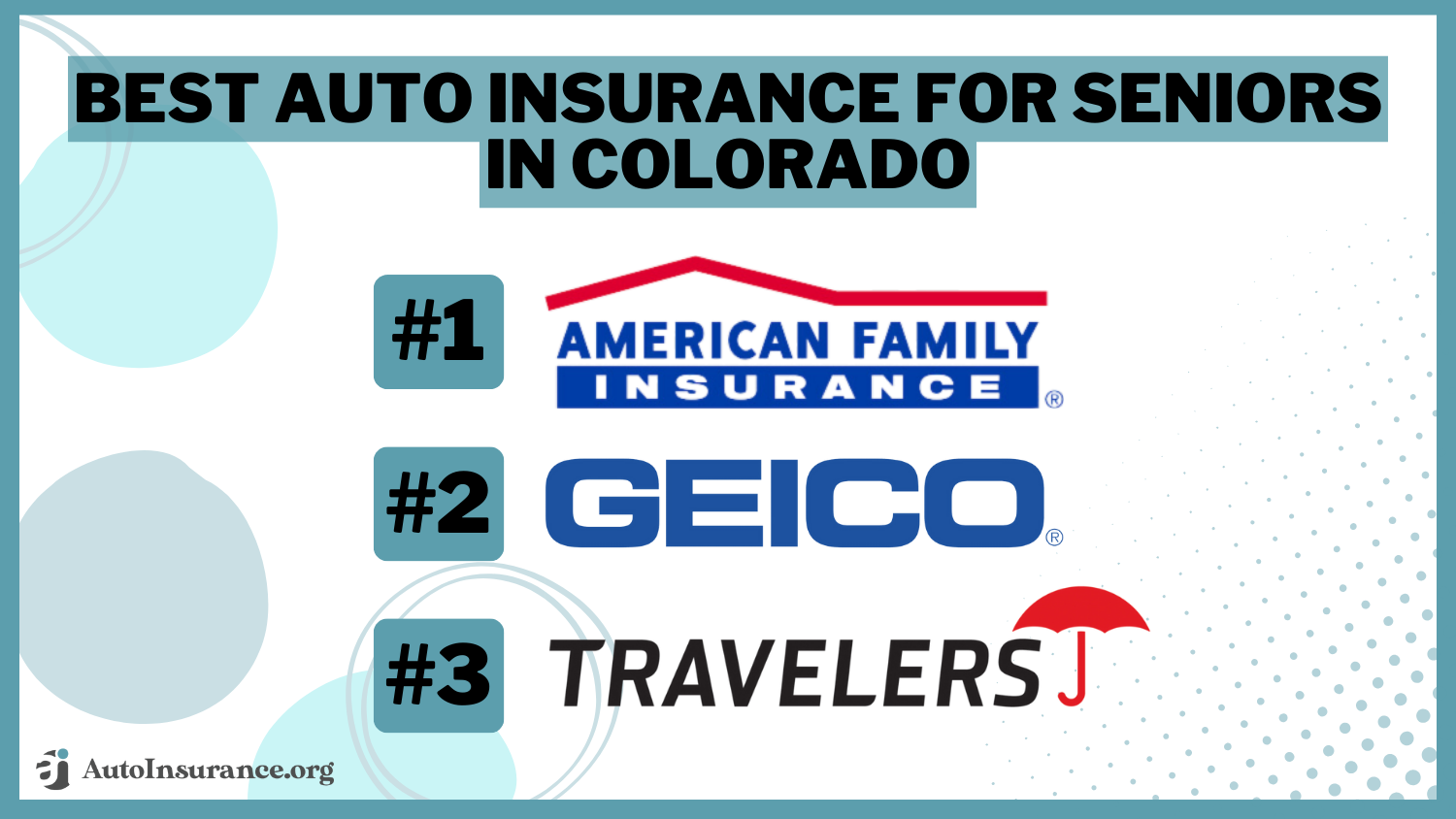 American Family, Geico, Travelers: Best Auto Insurance for Seniors in Colorado