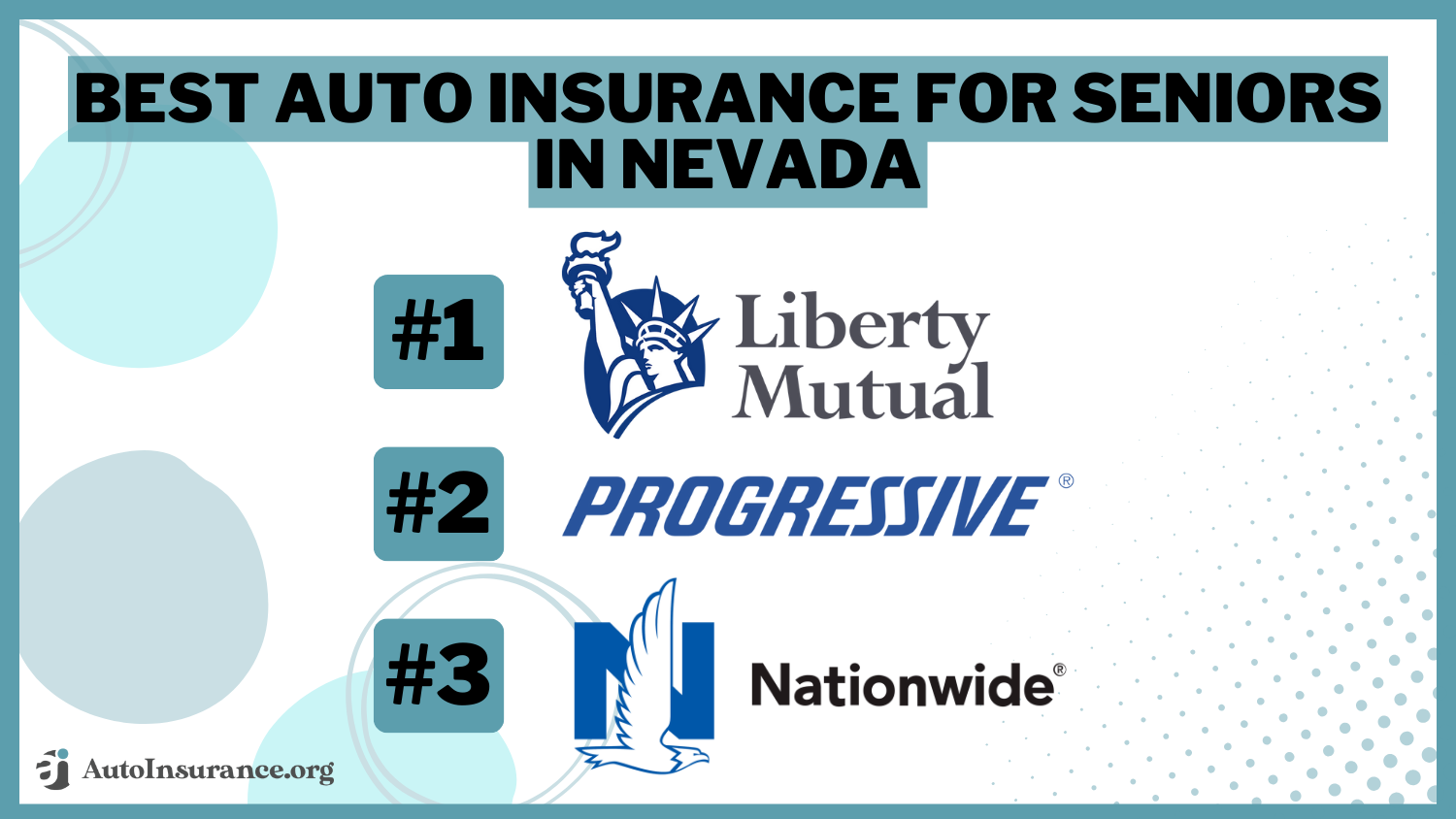 Best Auto Insurance for Seniors in Nevada: Liberty Mutual, Progressive, Nationwide