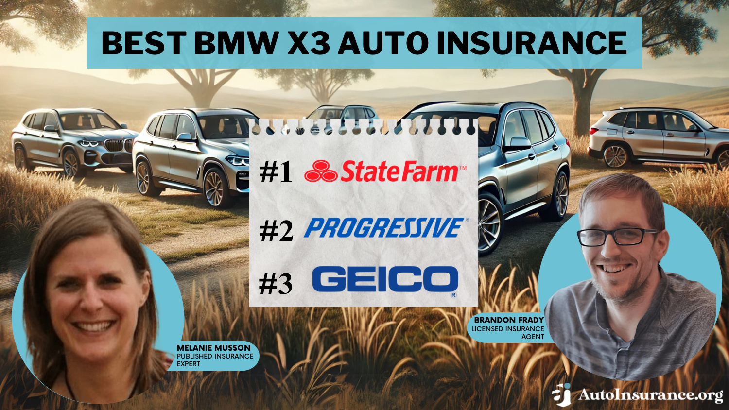 Best BMW X3 Auto Insurance