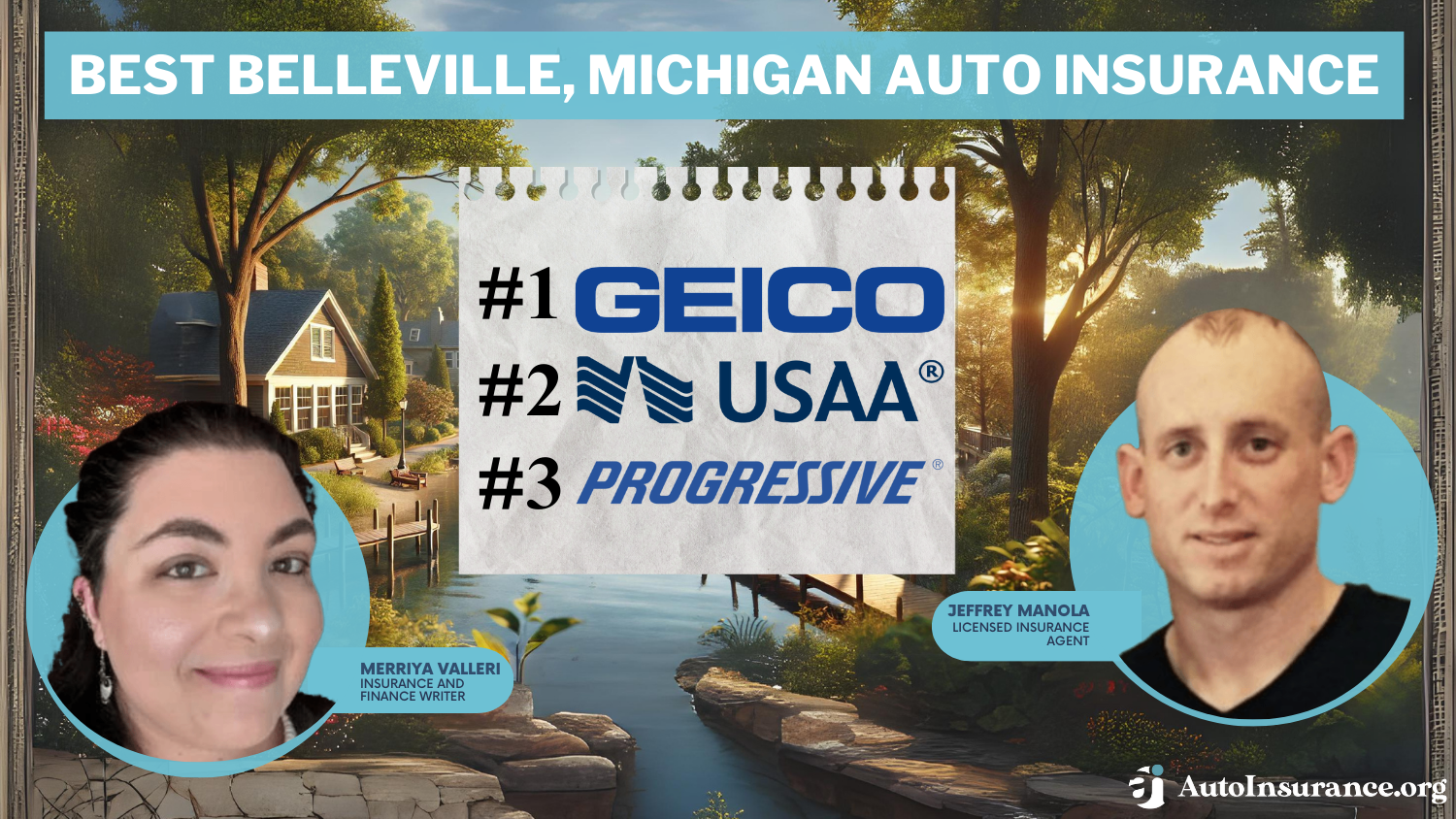 Geico, USAA and Progressive: Best Belleville, Michigan Auto Insurance