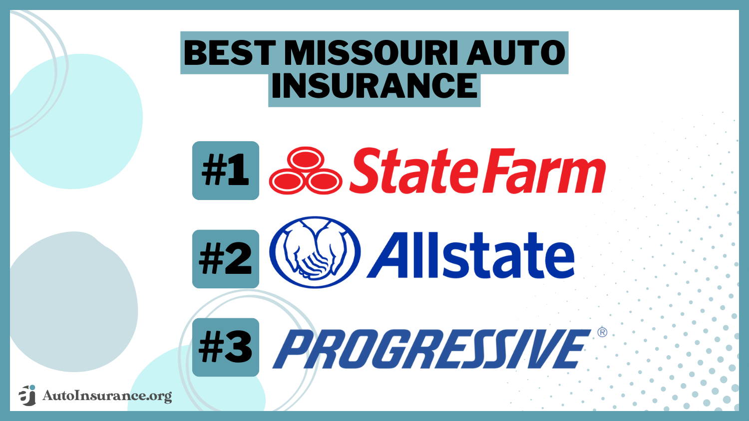 Best Missouri Auto Insurance: State Farm, Allstate, Progressive