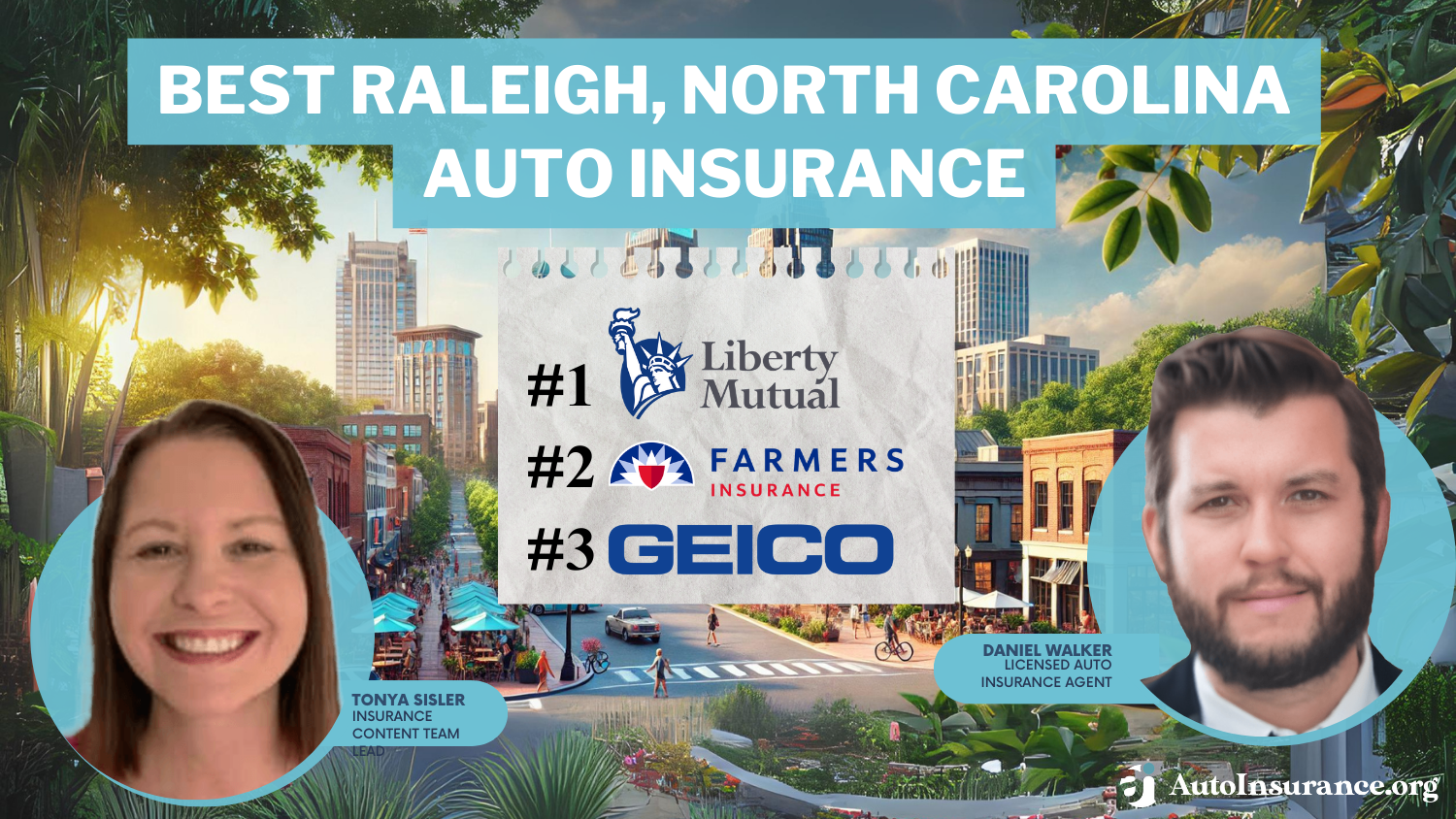 Best Raleigh, North Carolina Auto Insurance: Liberty Mutual, Farmers, and Geico