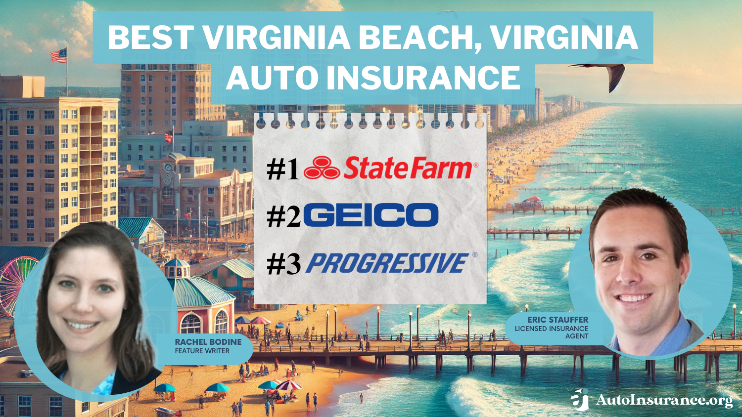 Best Virginia Beach, Virginia: State Farm, Geico, and Progressive