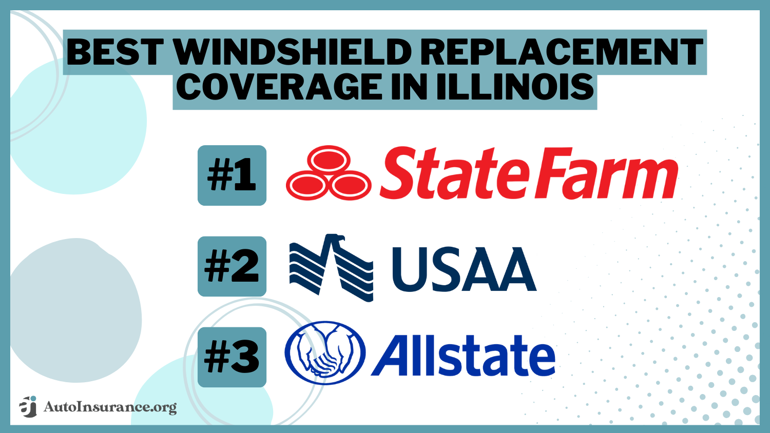 Best Windshield Replacement Coverage in Illinois: State Farm, USAA, and Allstate