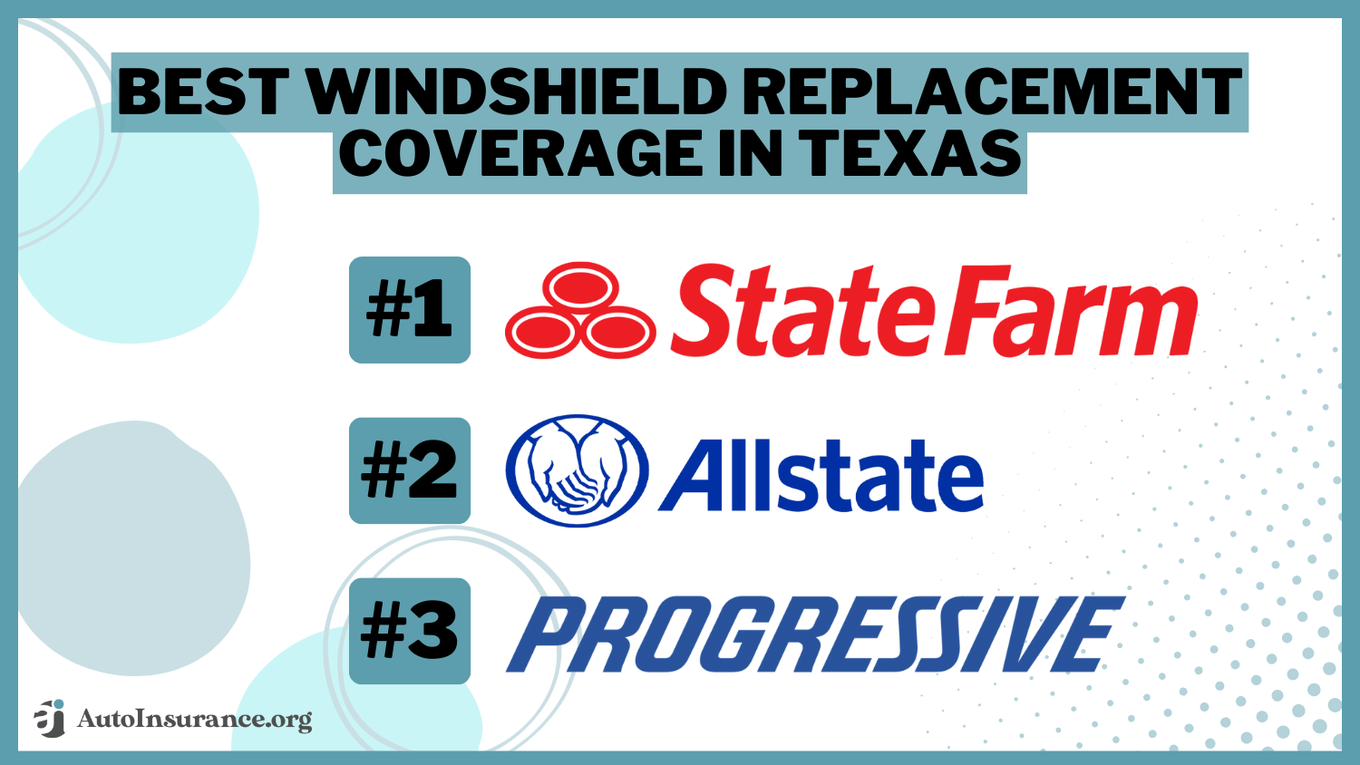 Best Windshield Replacement Coverage in Texas: State Farm, Allstate, and Progressive