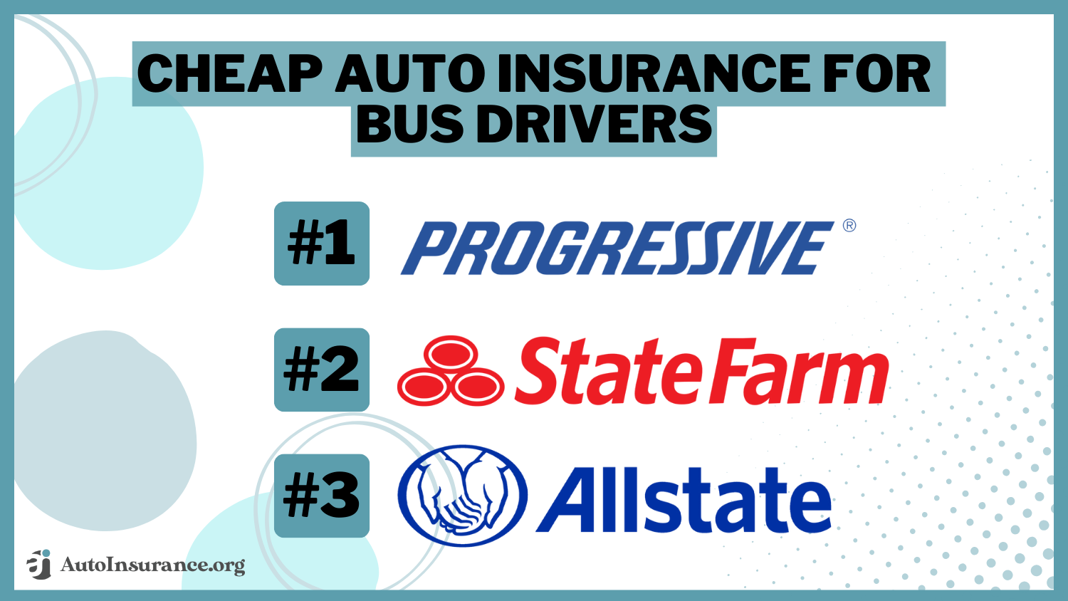 Cheap Auto Insurance for Bus Drivers in 2024 (Save With These 9 Companies!)