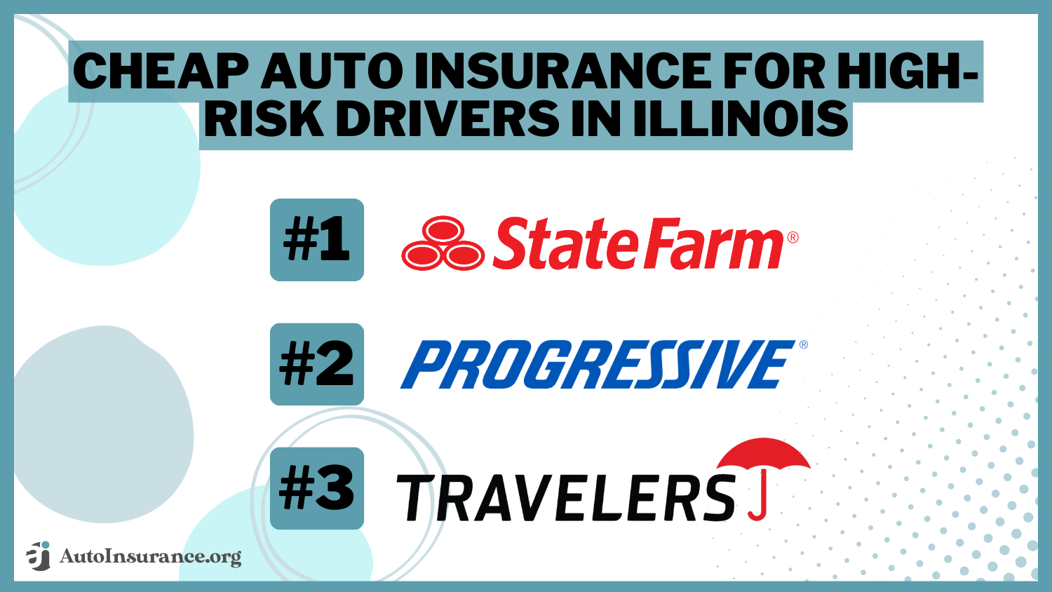 Cheap Auto Insurance for High-Risk Drivers in Illinois: State Farm, Progressive, Travelers