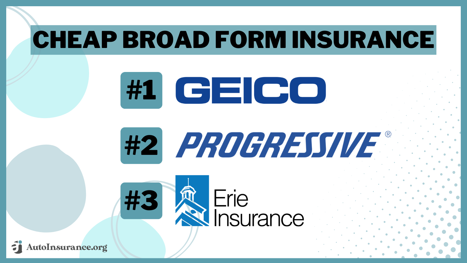 Cheap Broad Form Insurance