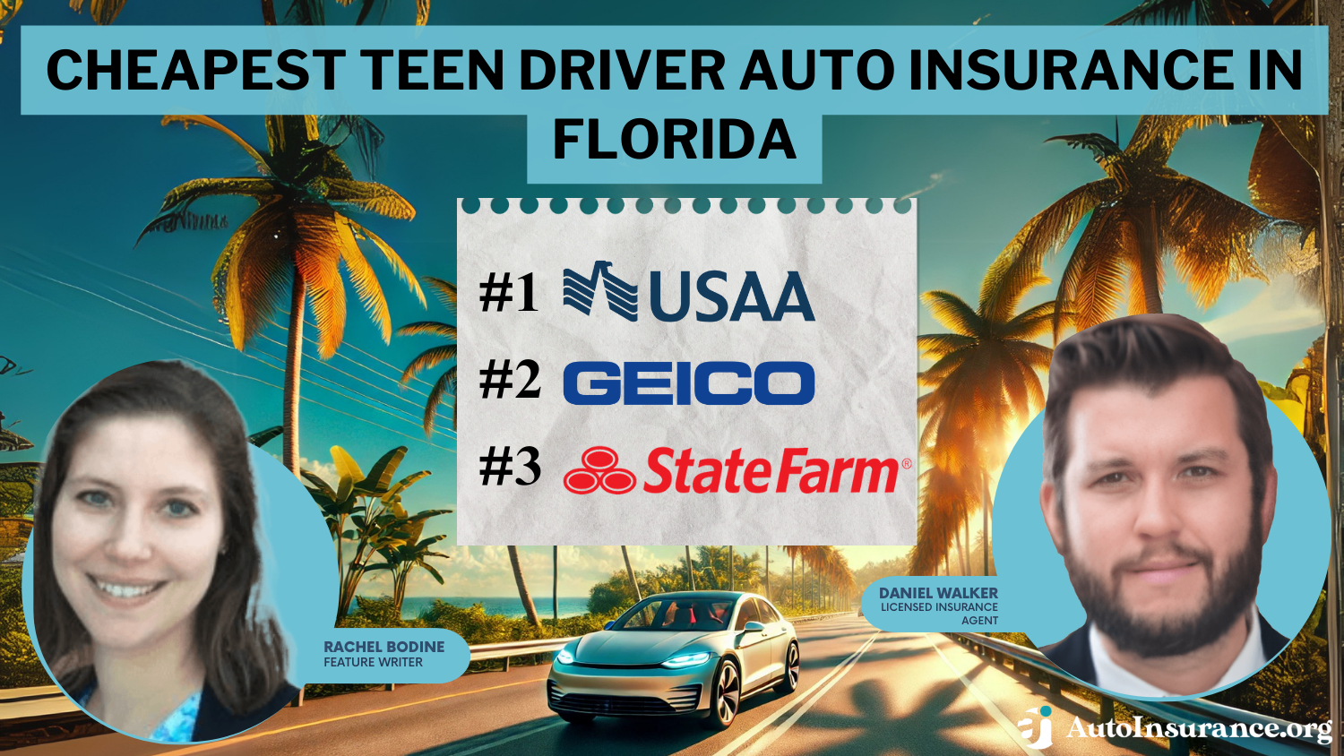 Cheapest Teen Driver Auto Insurance In Florida: Allstate, USAA, State Farm