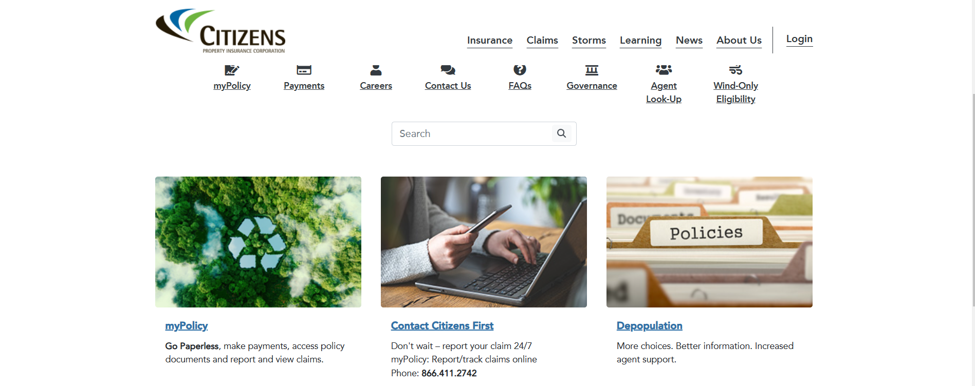 Citizens Auto Insurance Homepage Citizens Auto Insurance Homepage