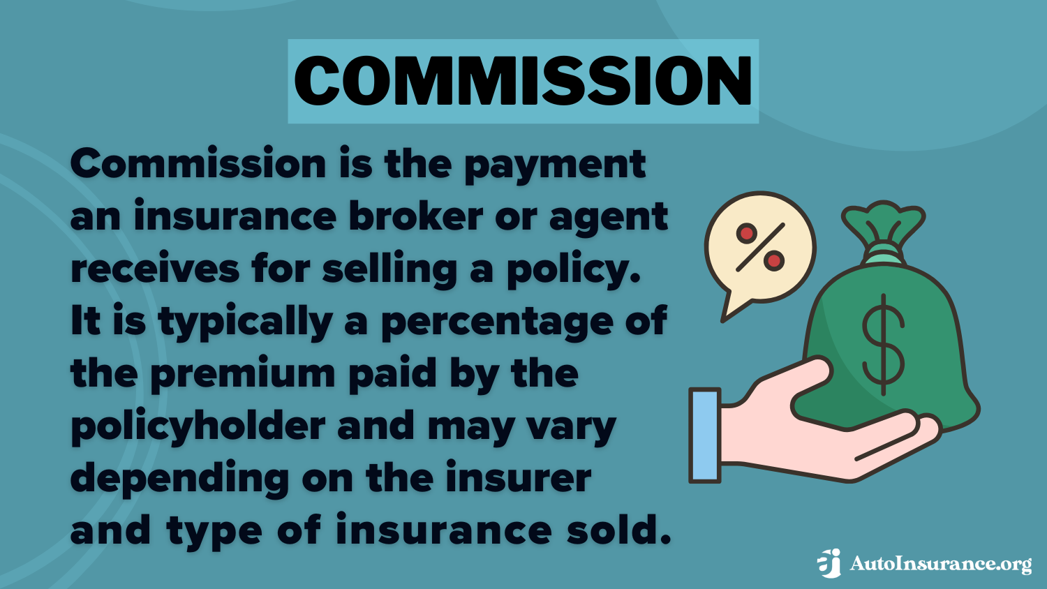 Commission definition card: Auto Insurance Company vs. Broker: Differences Explained