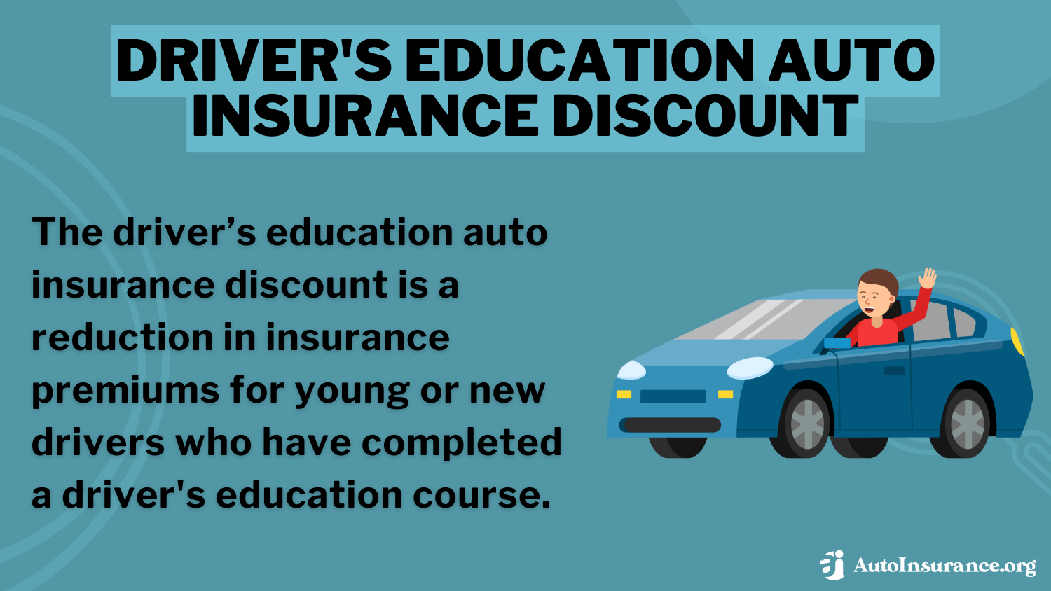 Best Driver’s Ed Auto Insurance Discounts: Driver's ed definition card