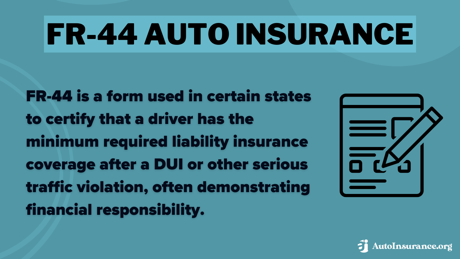 FR-44 Auto Insurance