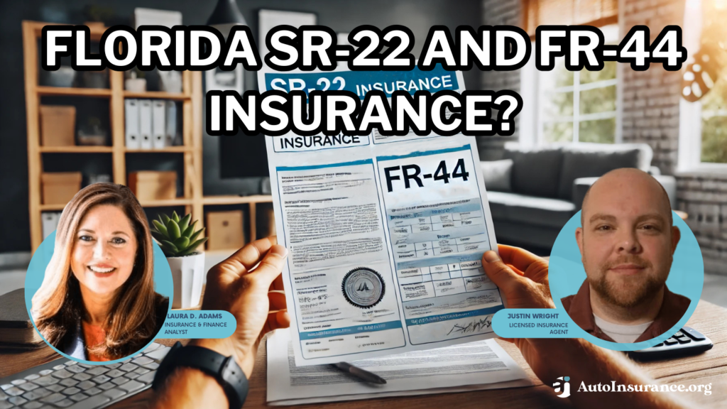 Florida SR-22 and FR-44 insurance?