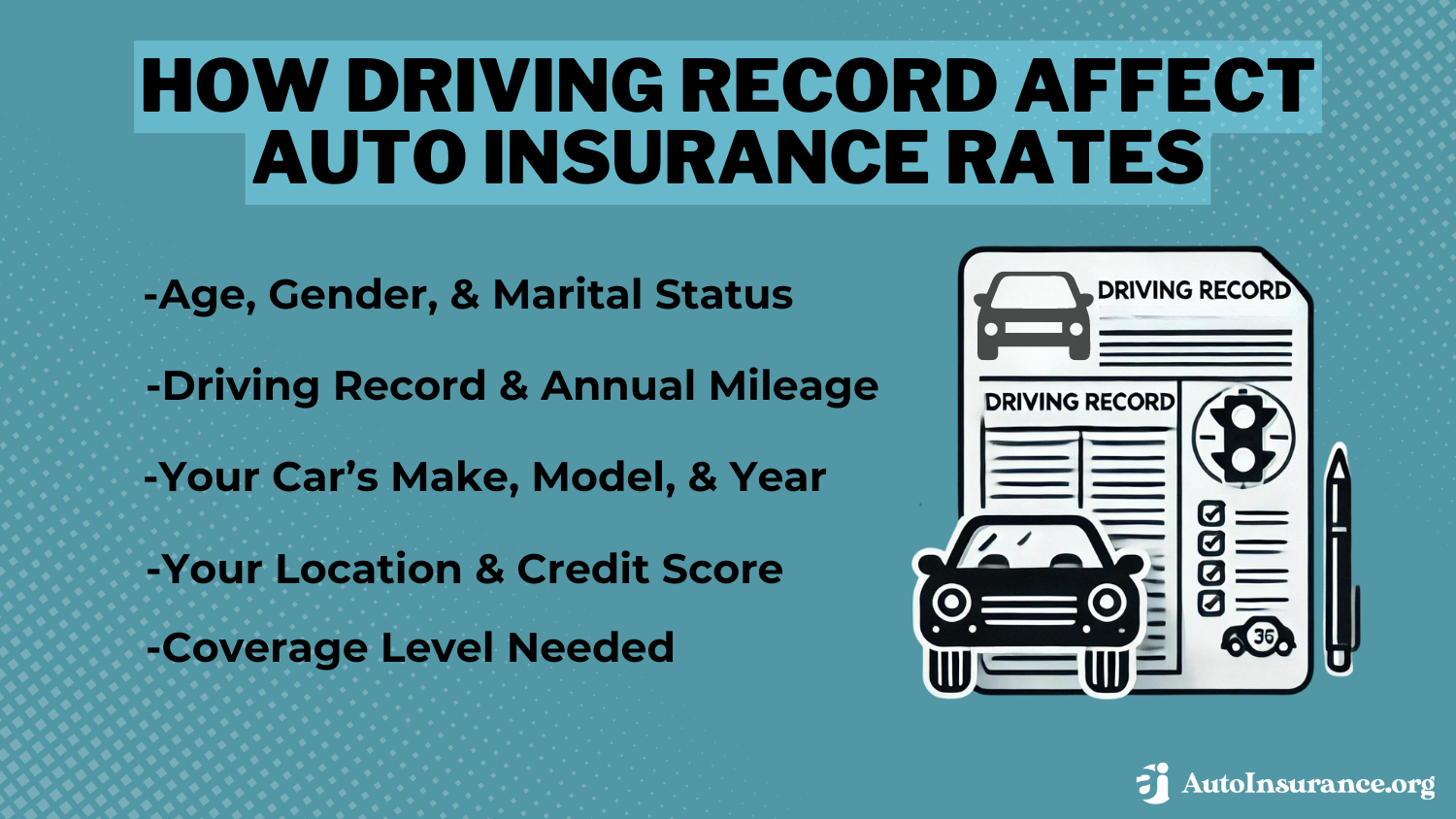 Best Hilo, Hawaii auto insurance: How Driving Record Affect Auto Insurance Rates