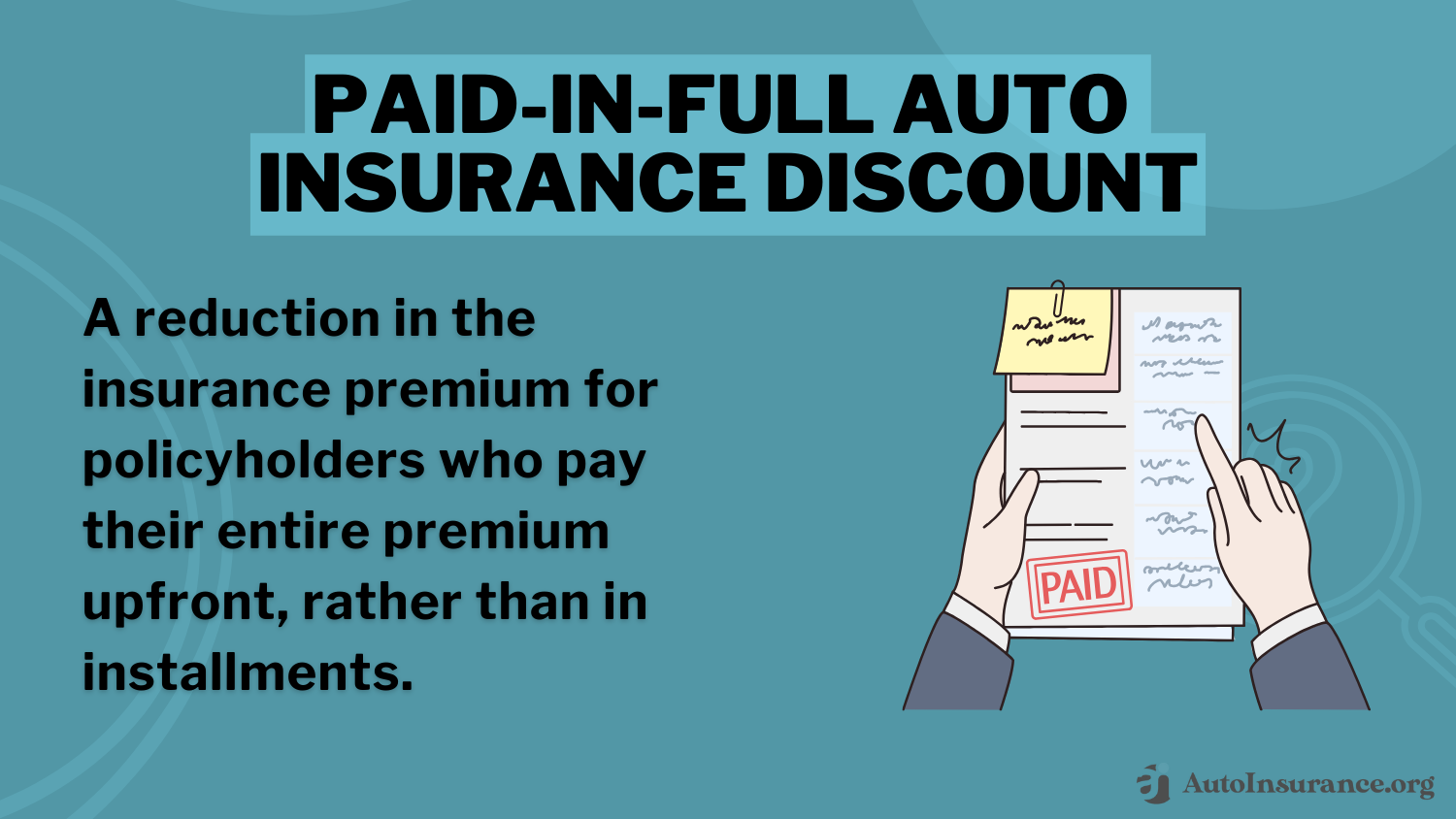 Cheap Auto Insurance for High-Risk Drivers in Arizona: Paid In Full Auto Insurance Discount Definition Card