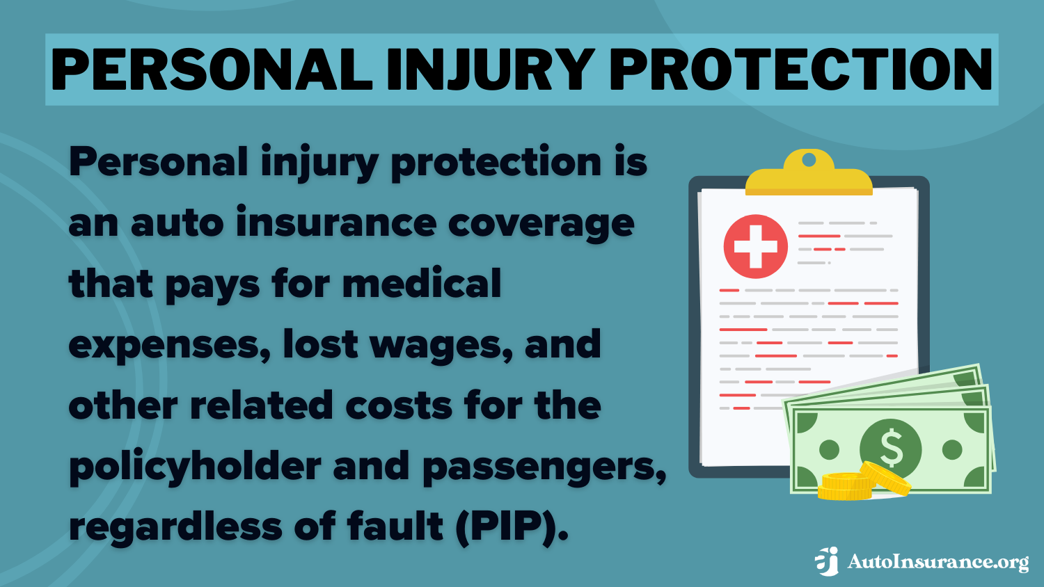 Personal Injury Protection Definition Card: At-Fault Accidents Personal Injury Protection Definition Card: At-Fault Accidents