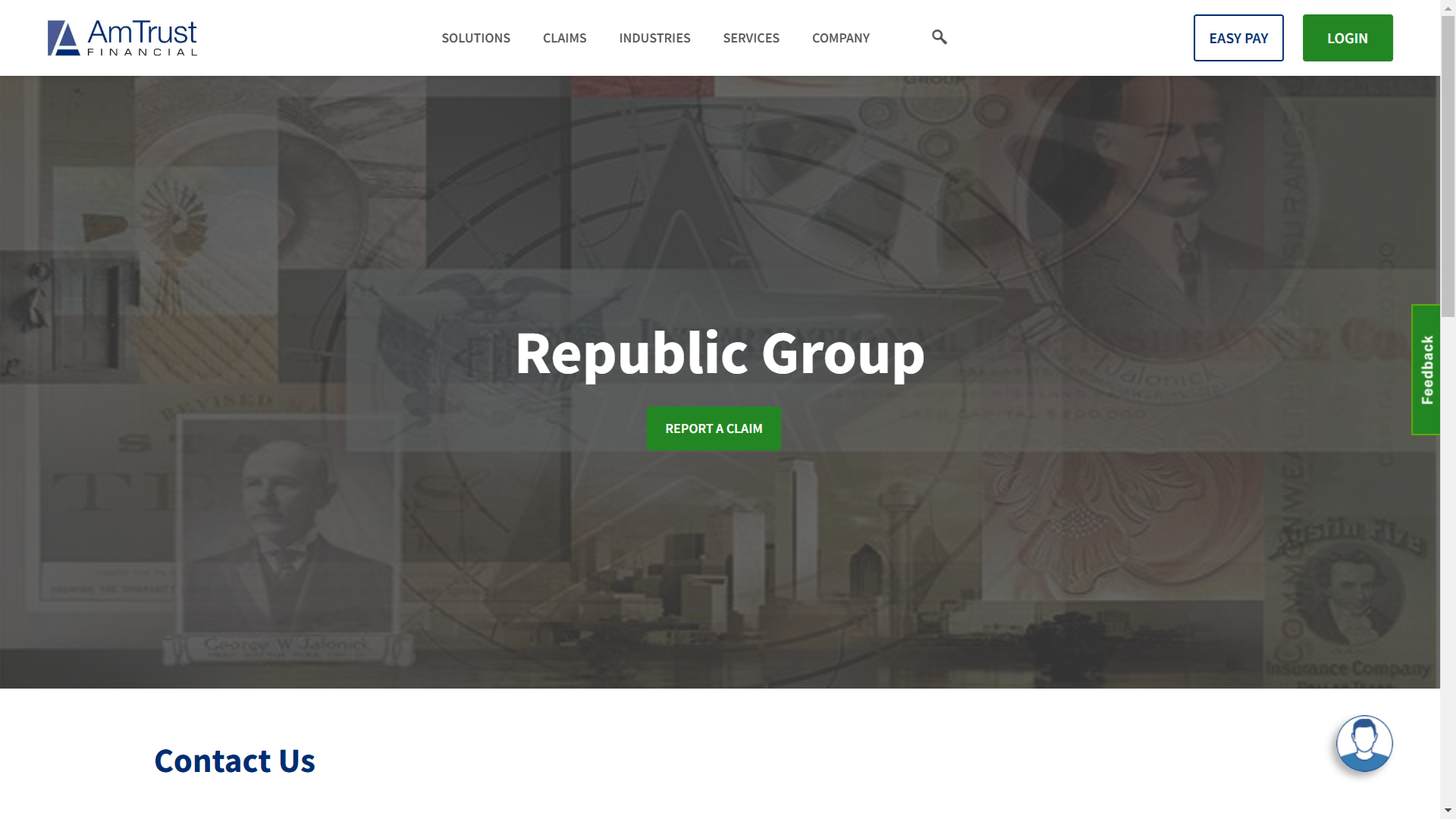 Republic Group Insurance Screenshot Republic Group Insurance Screenshot