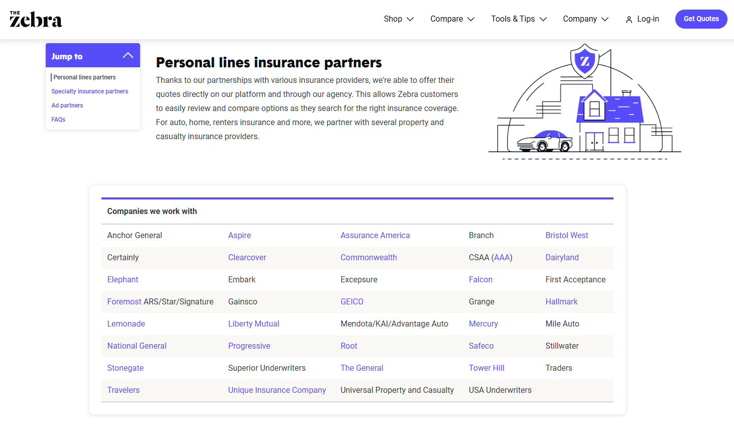 The Zebra Insurance Comparison Review The Zebra Insurance Comparison Review