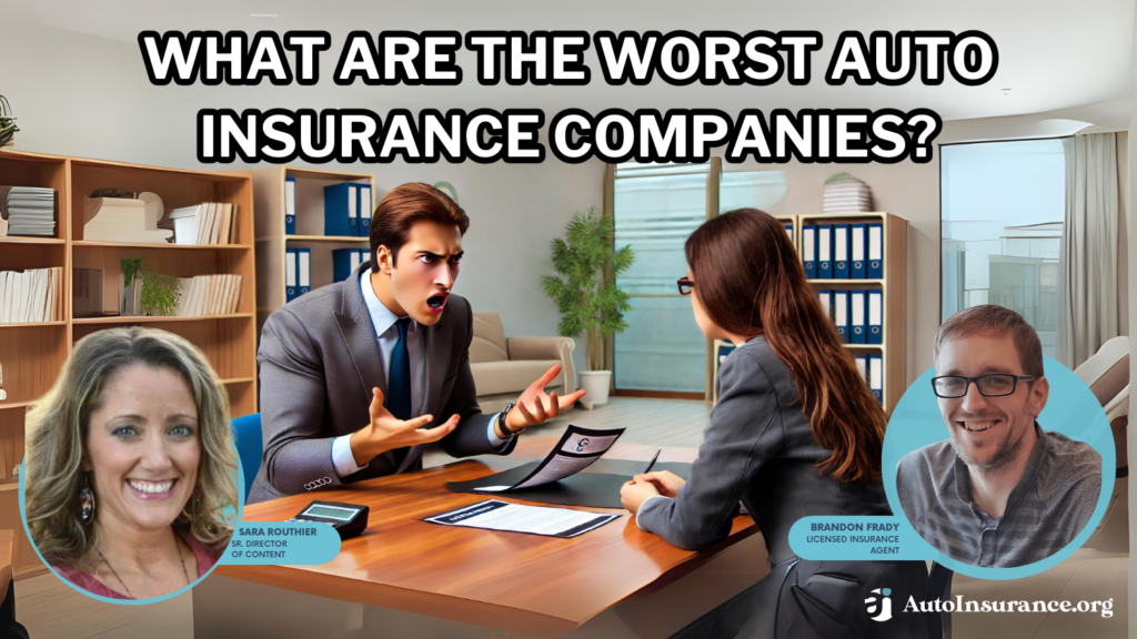 What are the worst auto insurance companies?