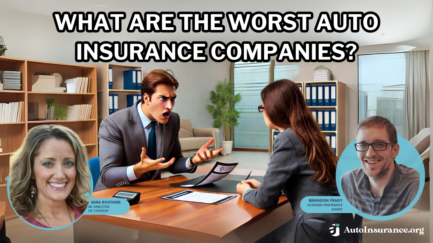 What are the worst auto insurance companies? (2024)