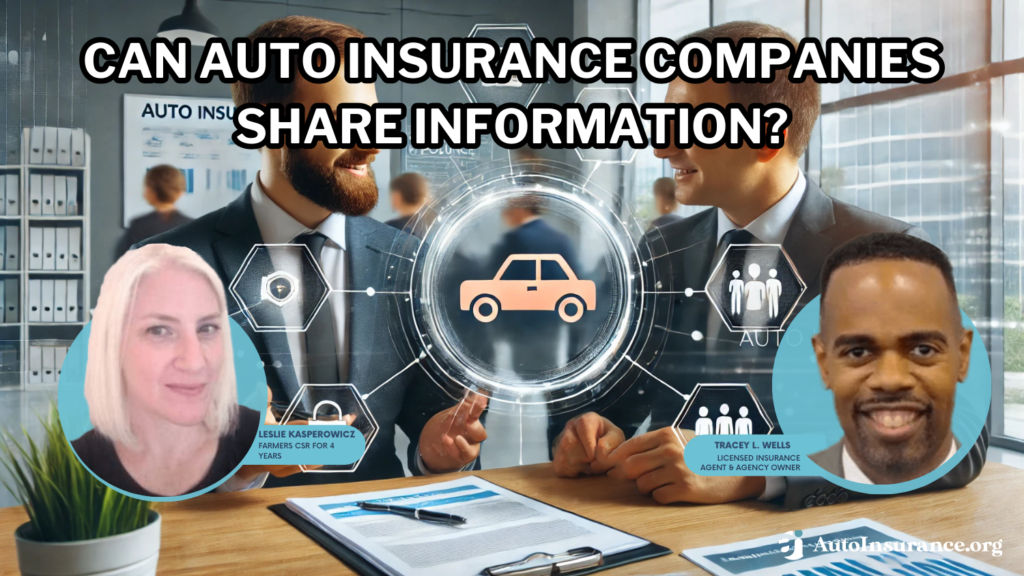 can auto insurance companies share information?