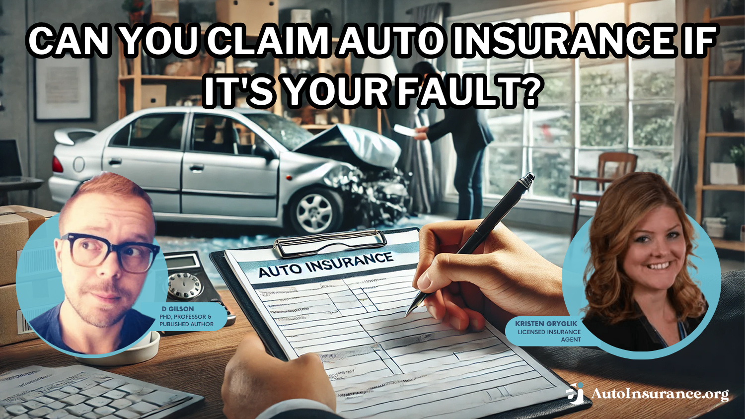 Can you claim auto insurance if it’s your fault?