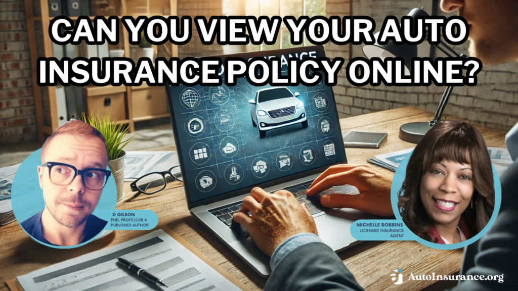 can you view your auto insurance policy online?