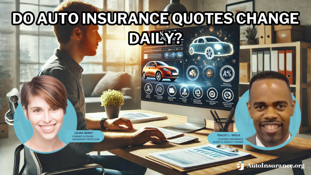 do auto insurance quotes change daily?