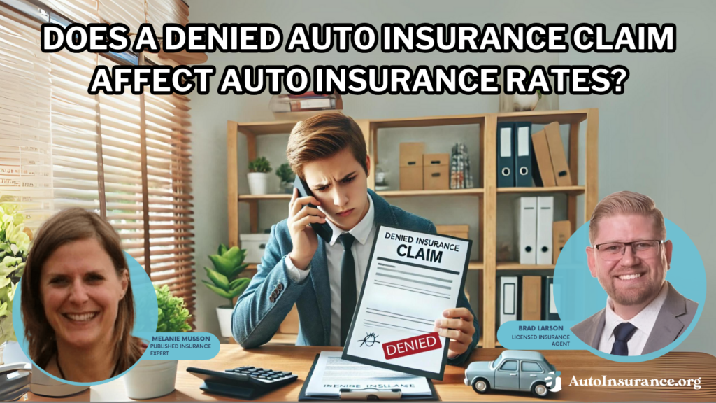 does a denied auto insurance claim affect auto insurance rates?