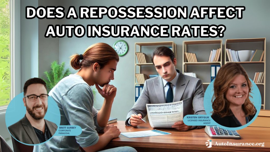 does a repossession affect auto insurance rates?