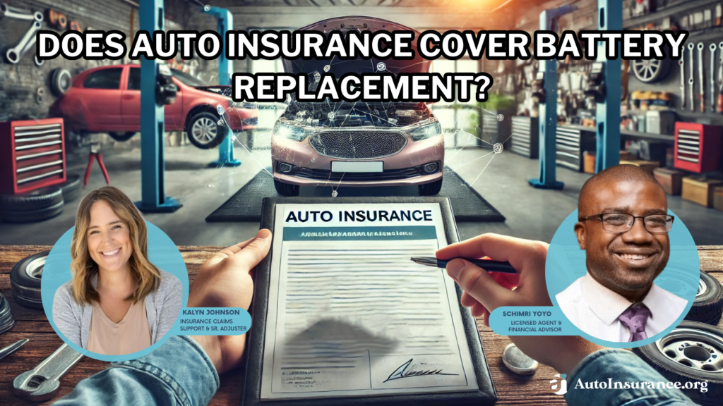 does auto insurance cover battery replacement?