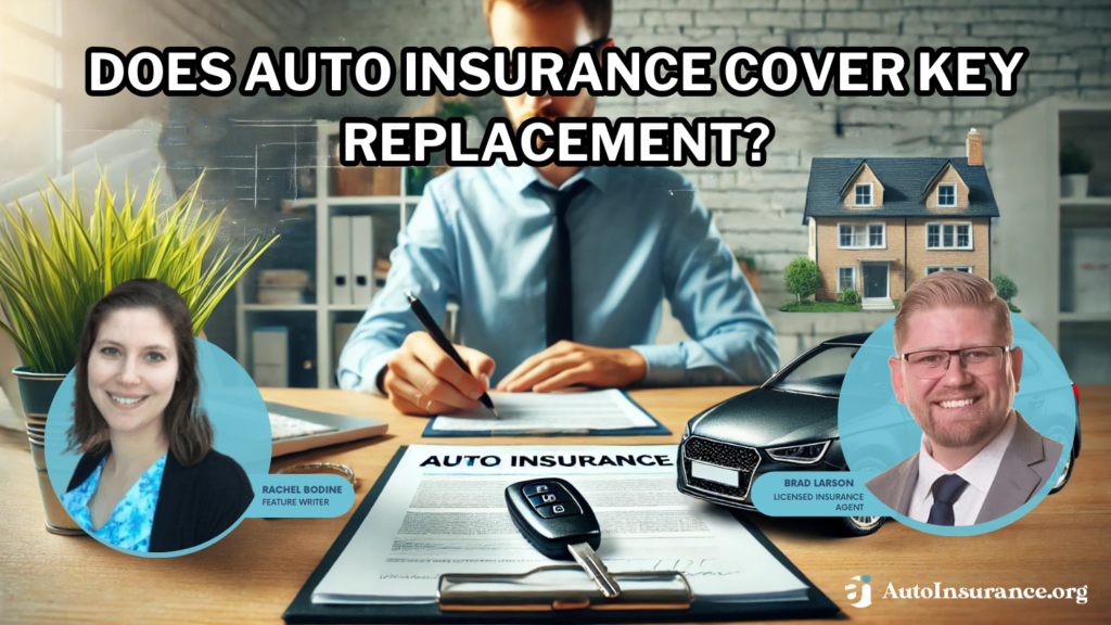 does auto insurance cover key replacement?