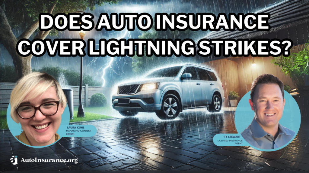 does auto insurance cover lightning strikes?