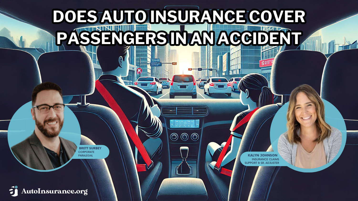 Does auto insurance cover passengers in an accident?