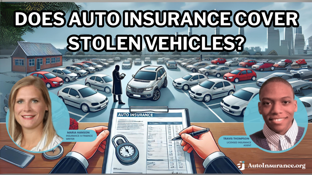 does auto insurance cover stolen vehicles?