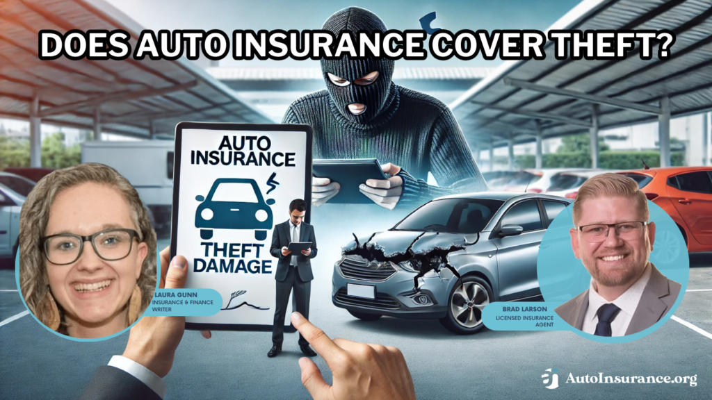 does auto insurance cover theft?