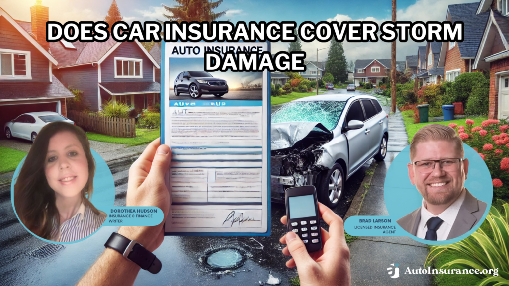 does auto insurance cover storm damage?