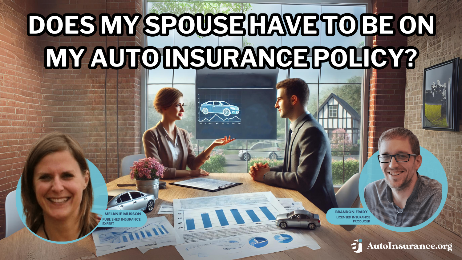 Does my spouse have to be on my auto insurance policy?