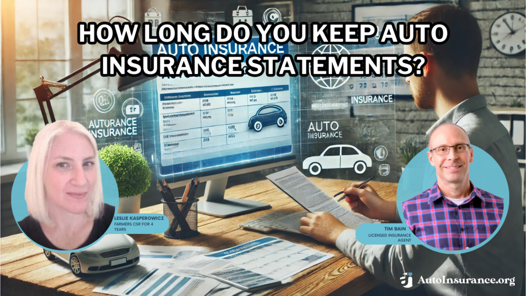 how long do you keep auto insurance statements?