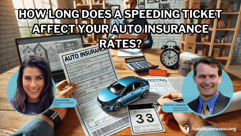 how long does a speeding ticket affects your auto insurance rates?