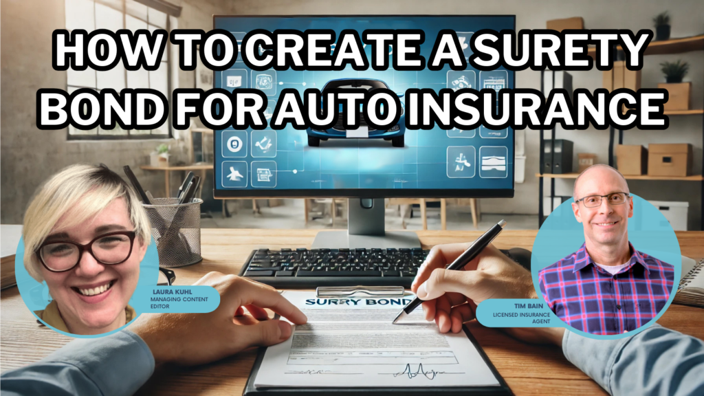 how to create a surety bond for auto insurance