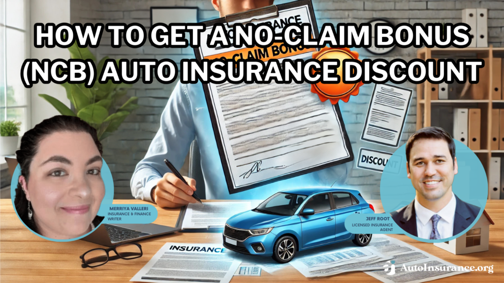 how to get a no-claim bonus (NCB) auto insurance discount