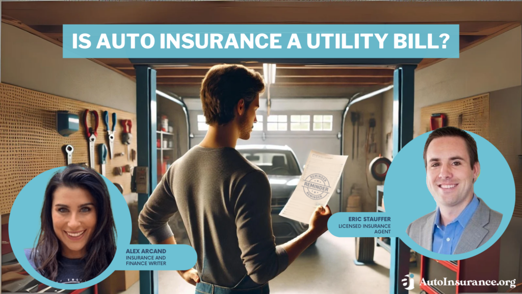 is auto insurance a utility bill?
