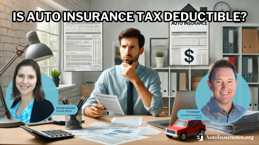 is auto insurance tax deductible?